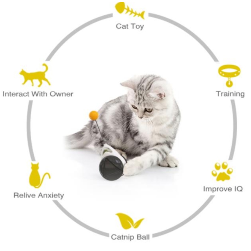 2021 Nouveau Chat Jouet Chaser Balanced Cat Chasing Jouet Jouet Swing Kitten Interactive