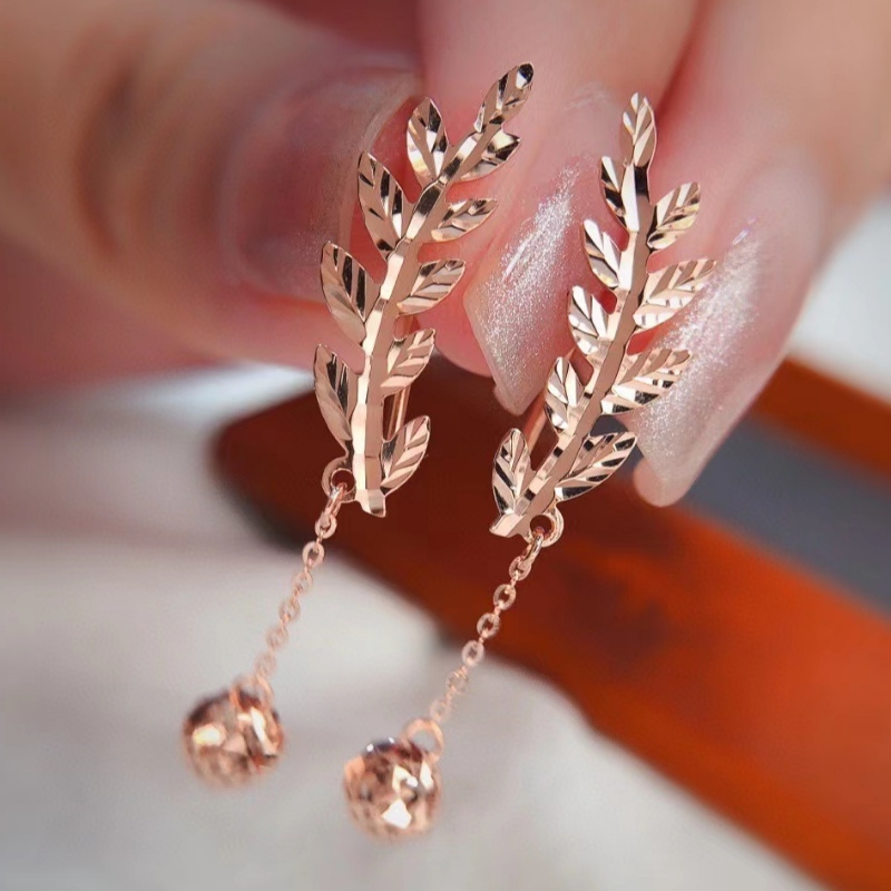 TOCHEN Bijoux personnalisé 18k Rose/yellow Gold Gold Fashion Boucle d'oreilles Ensemble pour cadeau