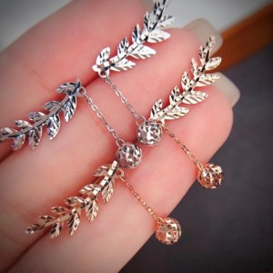 TOCHEN Bijoux personnalisé 18k Rose/yellow Gold Gold Fashion Boucle d\'oreilles Ensemble pour cadeau