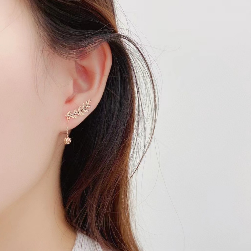 TOCHEN Bijoux personnalisé 18k Rose/yellow Gold Gold Fashion Boucle d'oreilles Ensemble pour cadeau