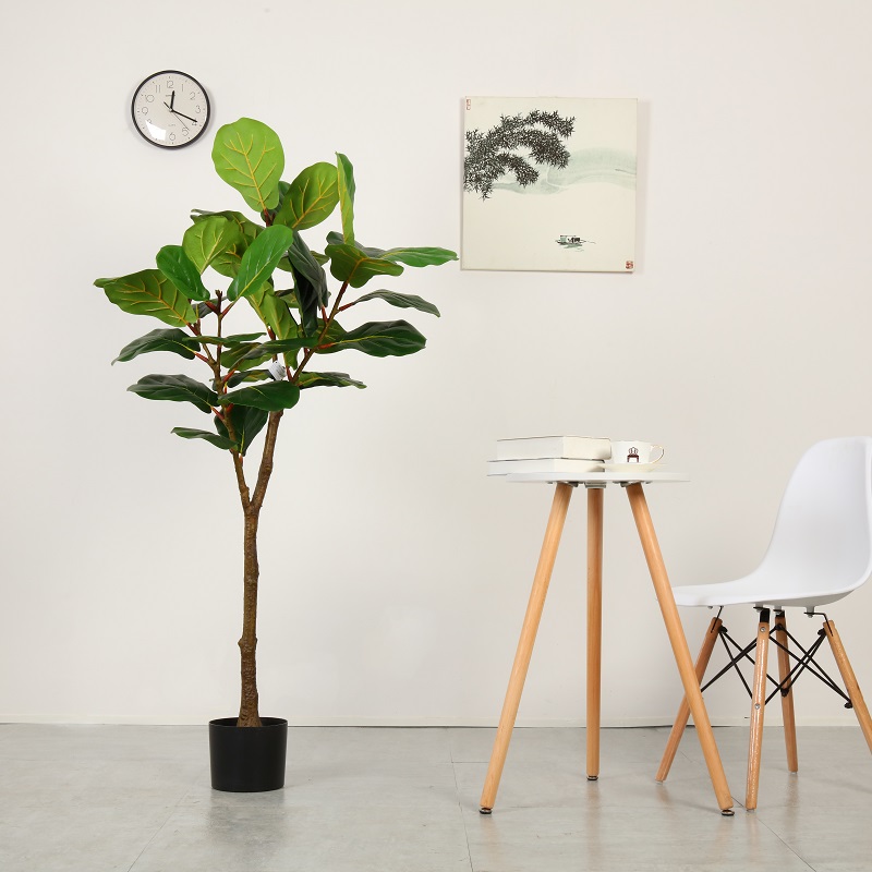 FiCus artificiel d'alimentation directe d'usine avec pot pour la vente