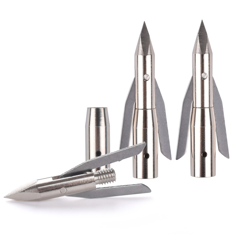 NIKA Tir à l'arc 151042 287 Grain 3 lames Broadhead avec lames en acier inoxydable