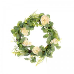 Vente chaude Belle guirlande à l\'herbe faite maison pour la maison et la désherbage