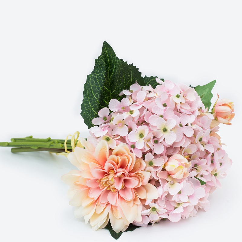 Vente chaude Belle table de mariage romantique décoration Bouquet de mariée Bouquet de soie artificielle