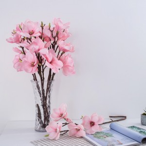 Fourniture directe d\'usine une seule branche longue magnolia fleur Fleur artificielle pour la vente
