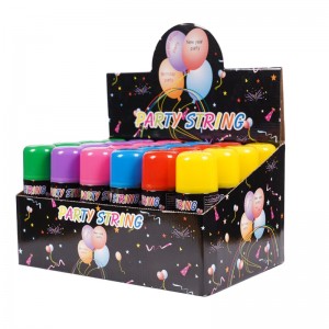 Spray coloré biodégradable Strip stupide pour célébration du festival de fête de mariage