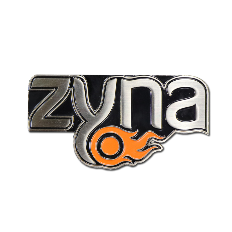 Plaque de logo en métal en aluminium en aluminium en aluminium en aluminium en aluminium 3D en aluminium en aluminium pour sac à main