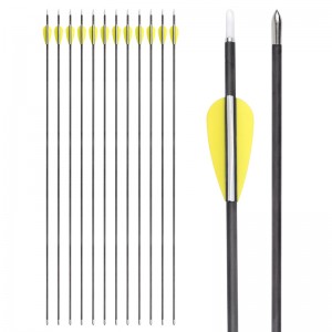 Elong Extérieur 121125 ID3.2mm Pure Carbon arrow 32 \\\\ \'\\\\\' Flèches de carbone de tir à l\'arc pour la prise de vue et la pratique cible