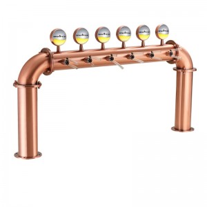 Tour de bière à 6 voies de pont avec robinets de bière