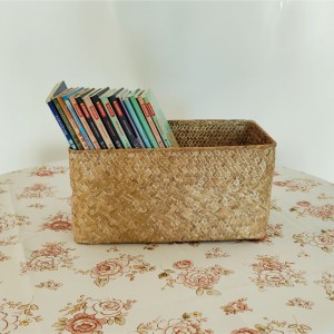 Panier marin carré tissé à la main