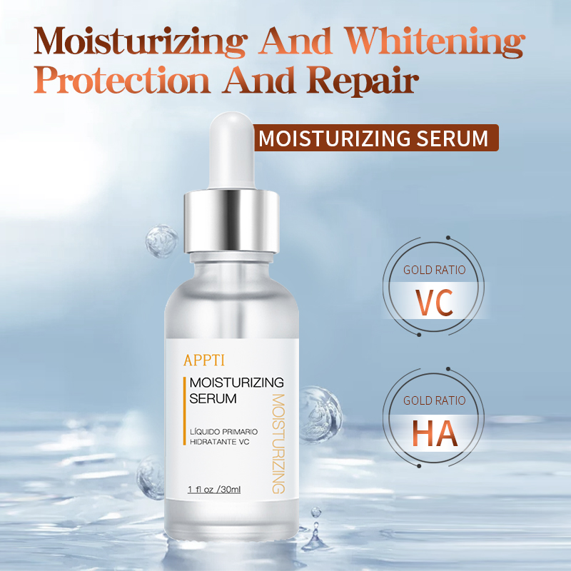 Wholesale femme hyaluronique acide blanchissant et hydratant soin de la peau de la peau sérum de vitamine C