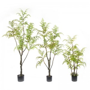 Vente chaude chlorophytum réaliste artificiel artificiel artificiel artificiel arbre arbre arbre fougère