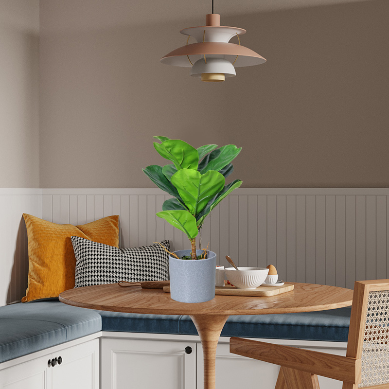 Accueil Decor Meilleur Faux Naturels Petites Plantes Vertes Vertes artificielles Bonsaï