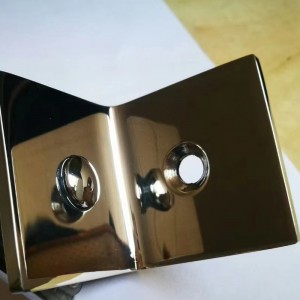 90 degrés Salle de douche Salle de bain Porte de salle de bain Clip carré