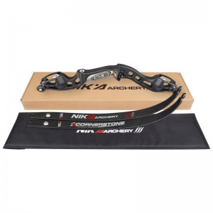 Nika Archery ET-10 62inch RH RH aluminium ILF 19inch Riser Recurve Arc