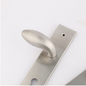 6002 verrouillage de bouton de levier de porte, ensemble de poignée de mortuation en acier inoxydable