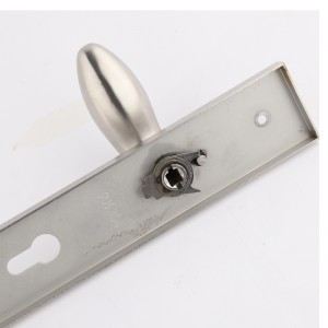 6002 verrouillage de bouton de levier de porte, ensemble de poignée de mortuation en acier inoxydable