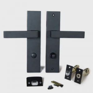 6203 Ensemble de poignée de verrouillage de porte d\'entrée en alliage en alliage de zinc moderne ensemble de verrouillage de porte d\'entrée