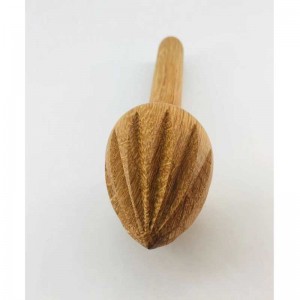 Presse-agrumes en boisnaturel à la main