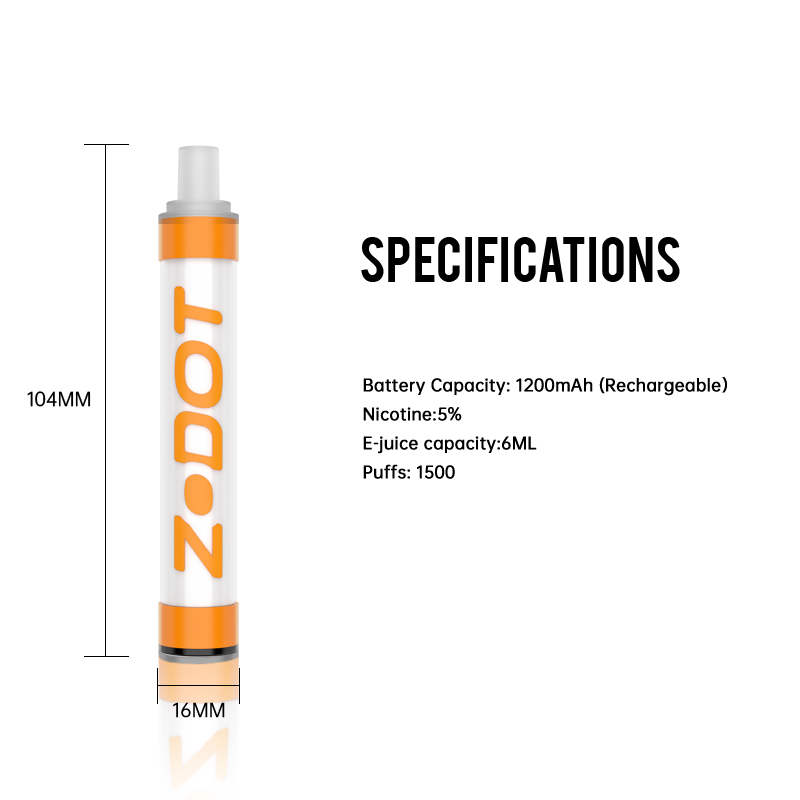 1500 Puffs Vape jetable