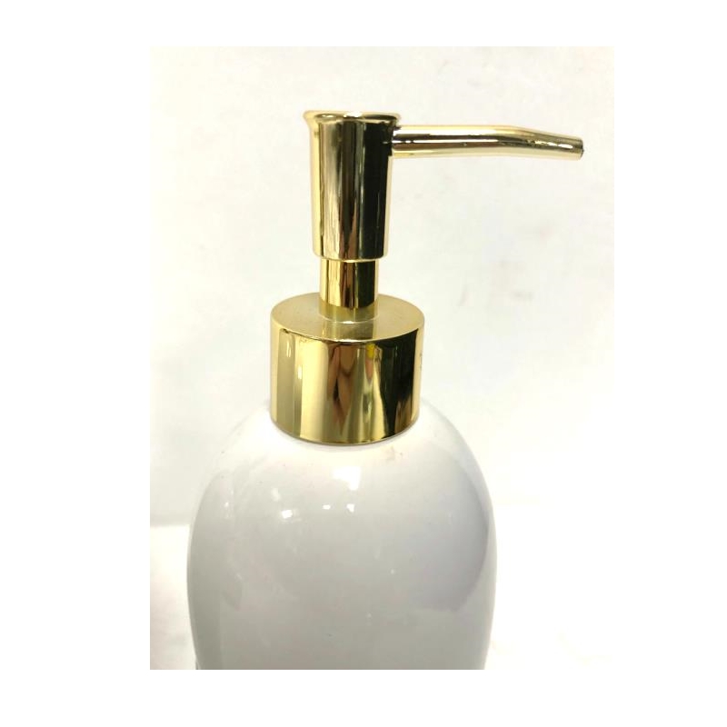 Distributeur de savon liquide en céramique classique Shampooing Distributeur de salle de bains Accessoires de salle de bain