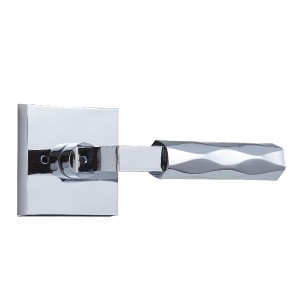 S7131 Lock de porte d\'intimité sans clés de carré épais avec conception de diamant unique en diamant
