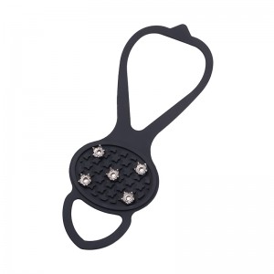 Câbles de glace en siliconenoires personnalisées Crampons antidérapants pour l\'escalade, la randonnée