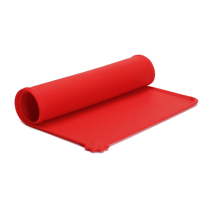 Tapis d'alimentation pour animaux de compagnie d'alimentation en silicone de qualité alimentaire