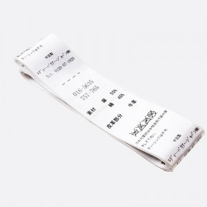 Vente chaude Nouveau produit Accessoires de vêtement personnalisé Vêtements Vêtements Satin Étiquettes tissées pour chapeaux de chapeau de vêtements