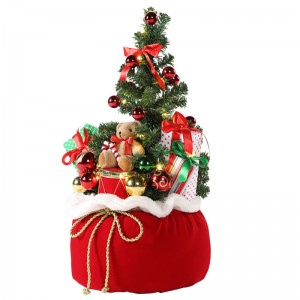60cm arbre de christmas d\'arbre de maison affichage cadeaux sac de cadeaux LED vacances ornement décoration figurine collection collection arbre de Noël