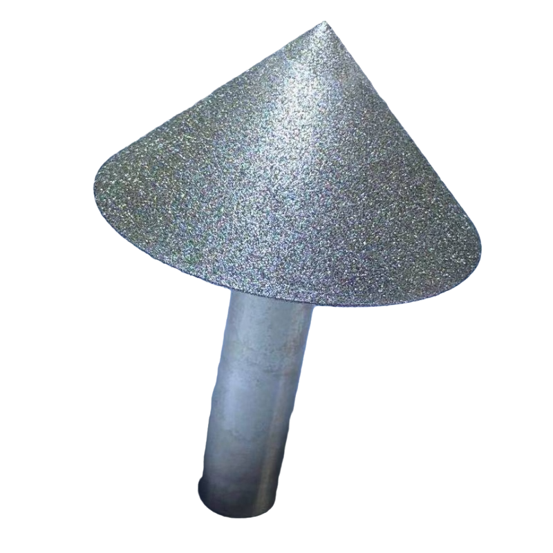 Tête de meulage de galvanoplastie diamant