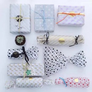 CMYK Impression papier journalier papier emballage personnalisé papier papier d\'emballage de vin pour mariage ou fête pour cadeaux