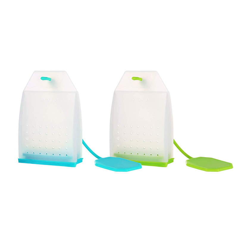 Infuser au thé en silicone, filtre à thé en feuilles en feuilles