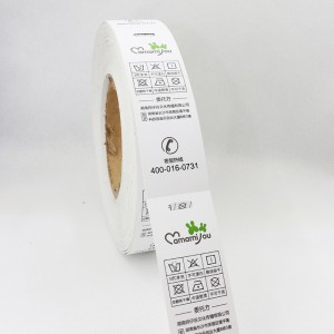 Étiquette de rouleau imprimable