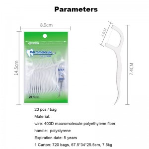 Étiquette privée haute qualité 20 pcs sac emballage dentaire dentifrice de dents de dents de gros pas chers dentaires