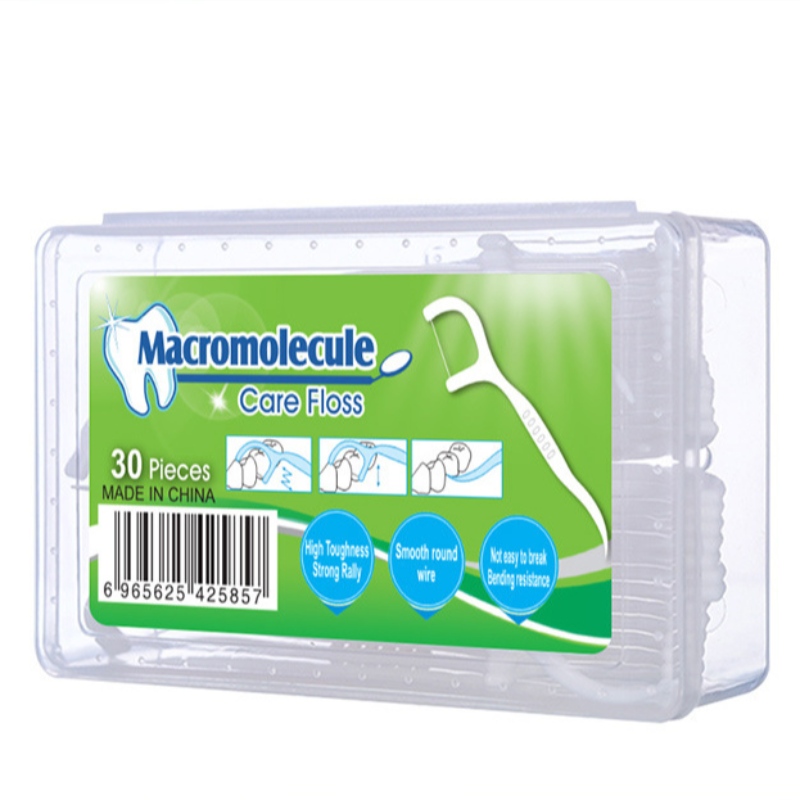 30 PCS Nettoyage oral Soins des dents Dentaires Boîte de fil Dentaire jetable Prix en gros dentaire Boîte 50 et 30