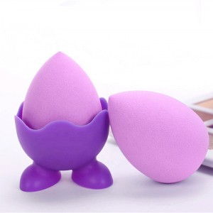 Porte-maquillage en silicone personnalisé pour les éponges de maquillage de mélangeur cosmétique
