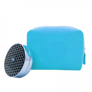 Sac de toilette de voyage en silicone, sac cosmétique étanche pour femmes