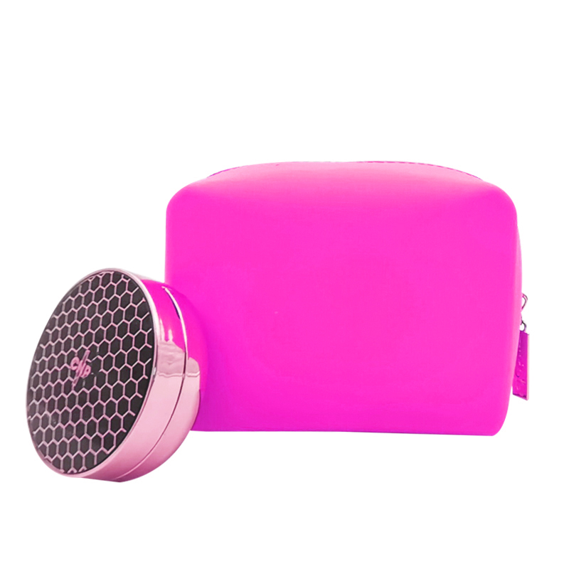 Sac de toilette de voyage en silicone, sac cosmétique étanche pour femmes