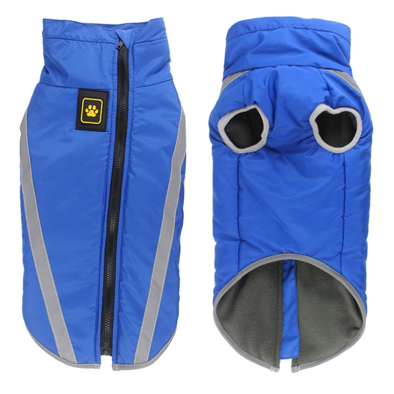 Fabricant en gros style extériorique de style de refroidissement fortement réfléchissant veste chien manteaux imperméables