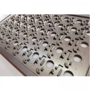 Palet de test de l\'écouteur, pièces d\'usinage, pièces d\'usinage CNC, composants, essais de gabarits, palettes de test