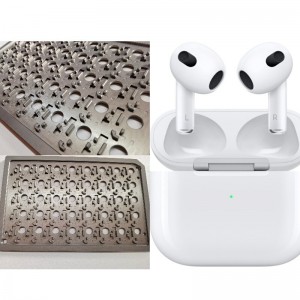 Palet de test de l\'écouteur, pièces d\'usinage, pièces d\'usinage CNC, composants, essais de gabarits, palettes de test