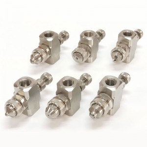 Buse d\'atomisation d\'air en acier inoxydable