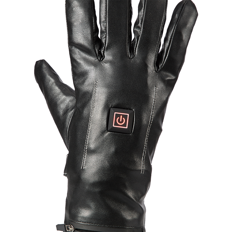 Nouveaux Gants chauffants électriques en cuir design pour hommes, gants de chauffage pour ski