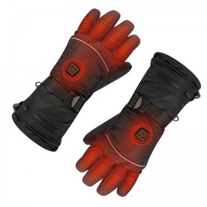 Gants de chauffage de course cool pour hommes, gants chauffants de ski avec boucle réglable