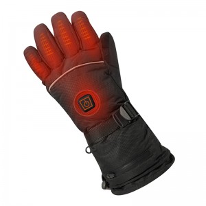 Gants de chauffage de course cool pour hommes, gants chauffants de ski avec boucle réglable