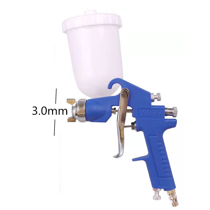 W-77 Pistolet à air pulvérisateur 2.0/2.5/3.0 mm Buse OEM Usle en plastique en plastique en plastique à haute efficacité à haute efficacité des outils de peinture pneumatique pour la voiture et les meubles