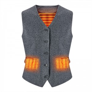 Nouveau produit de tendance à Amazon, gilet chauffant à la batterie pour hommes