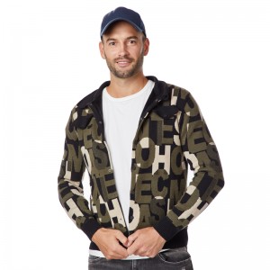 Manteau de style tacheté pour hommes, manteau de vêtements chauffants de batterie rechargeable