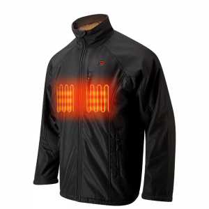 Nouveau style veste chauffée pour hommes, manteau décontracté pour le port d\'hiver